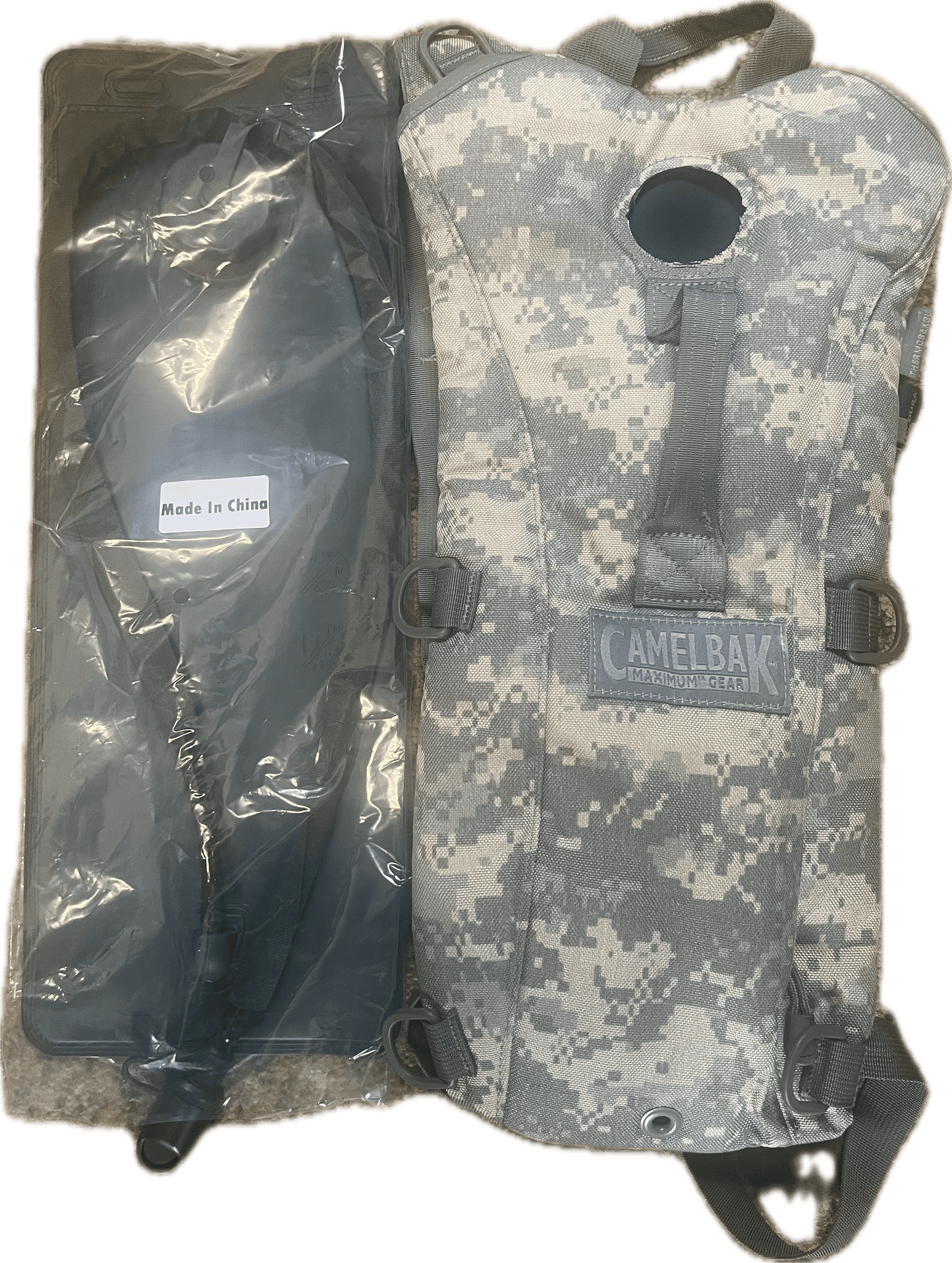 USGI ACU Camelbak Thermobak Hydration System Carrier with NEW Bladder