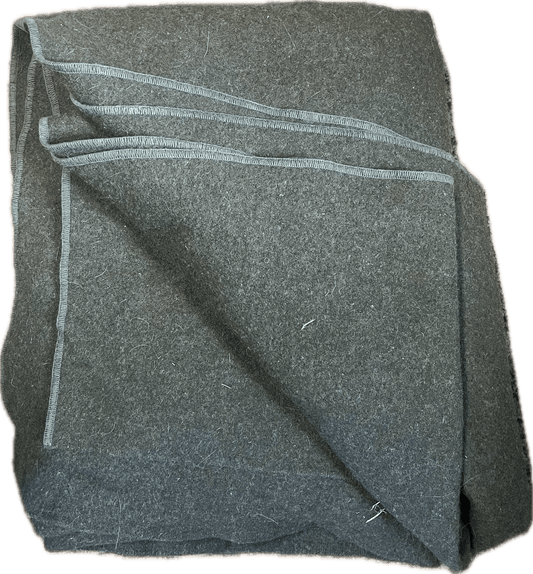 USGI US Military 100% Wool Blanket OD Green 66"x84" Mothproofed 7210-00-282-7950