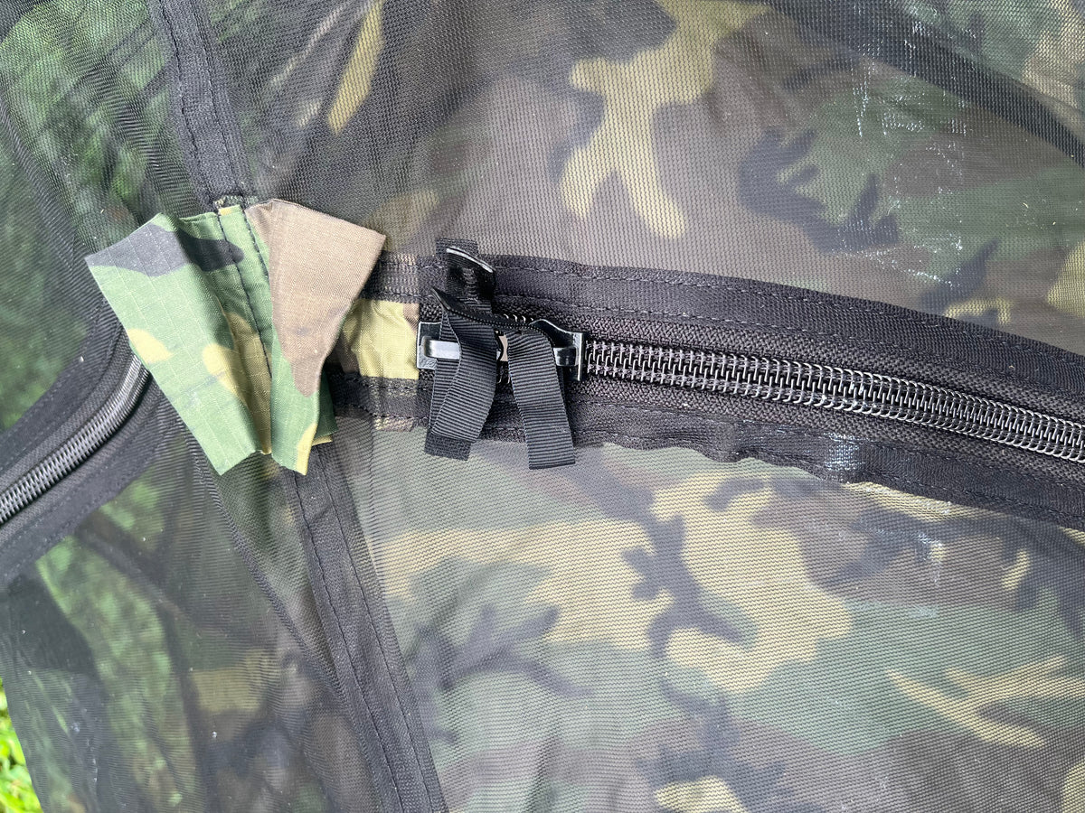 Iguana Bed Net Pop-Up Tent IBNS EBNS Woodland Camo BROKEN Frame NO Carry Bag