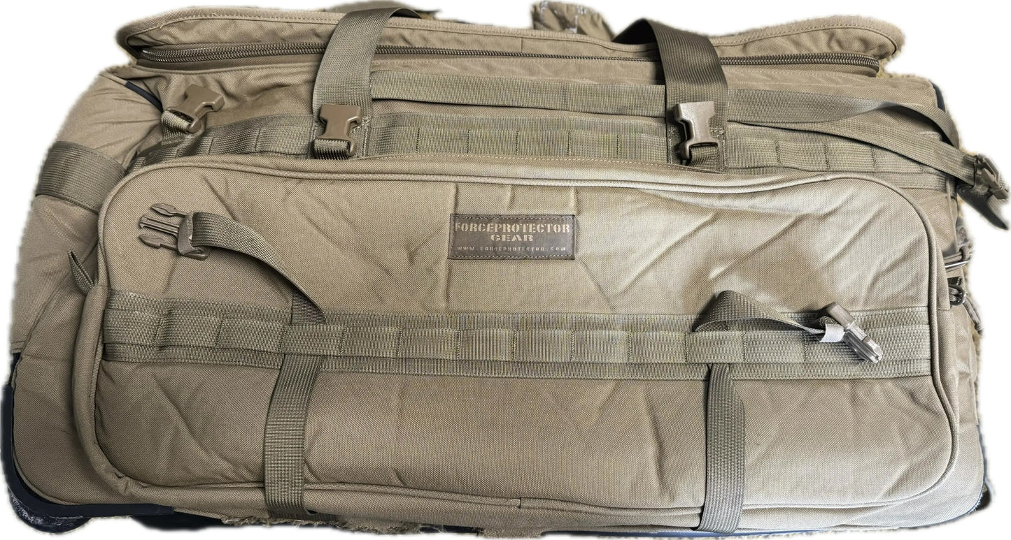 DAMAGED USMC Force Protector Gear Deployer XP Loadout Bag on Wheels
