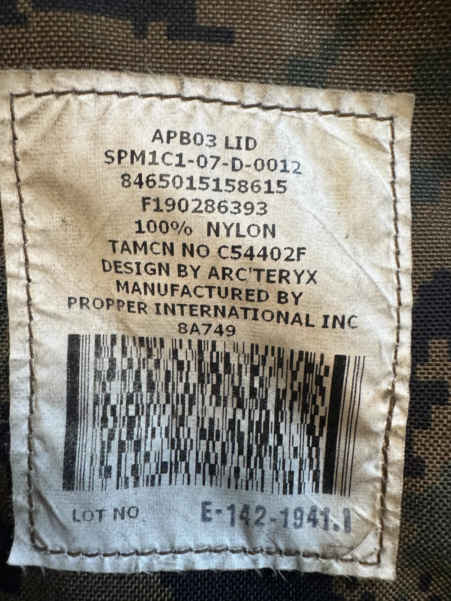 Propper USMC ILBE Main Pack Gen 2 Arc'teryx MARPAT Digital Camo Backpack APB03