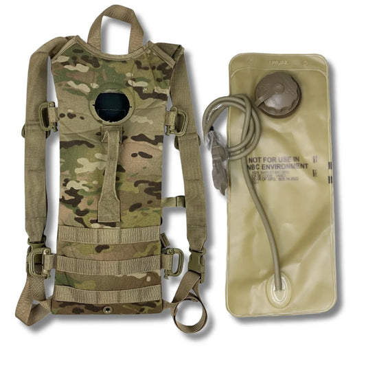 USGI OCP Multicam Molle II 3L/100oz Hydration System Carrier Pack w USED Bladder