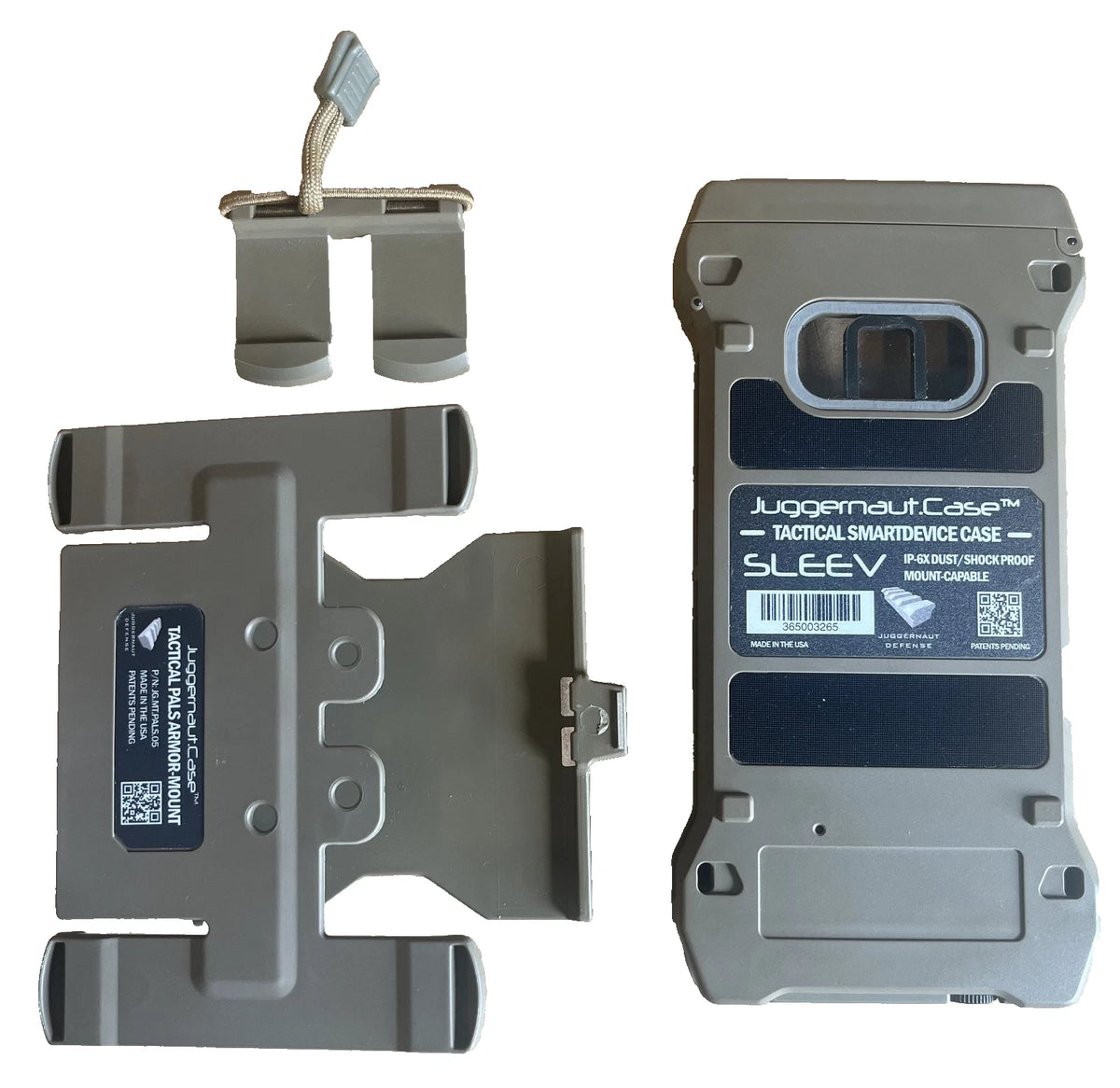 Juggernaut Case GALAXY S9 SLEEV IP-6X Dust Shock Proof with PALS Armor Mount KIT