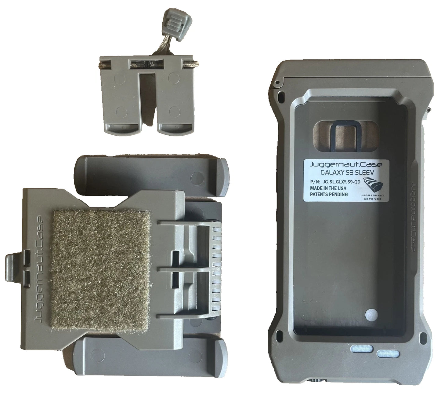 Juggernaut Case GALAXY S9 SLEEV IP-6X Dust Shock Proof with PALS Armor Mount KIT