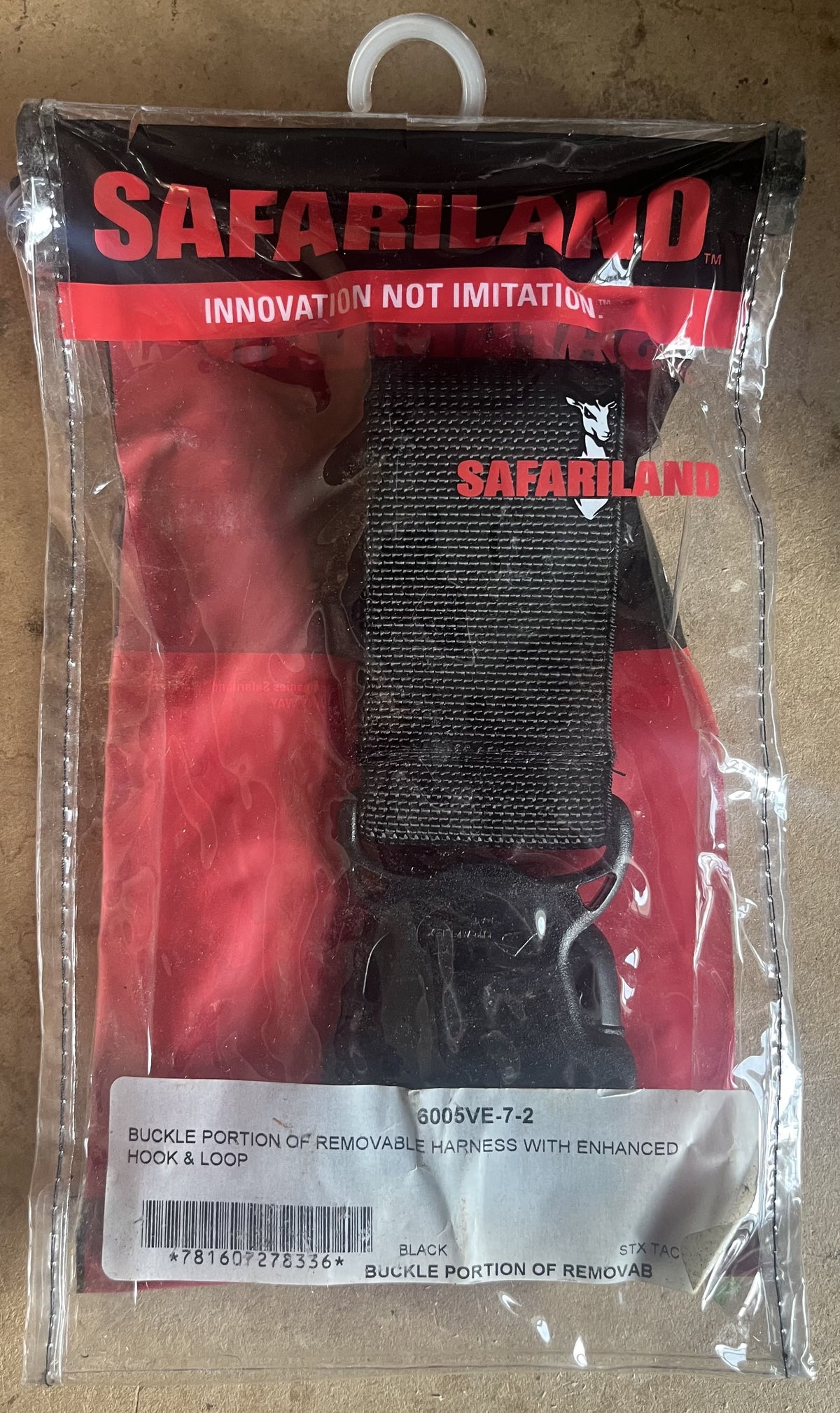 New Safariland 6005VE-7-2 Black Belt Loop Buckle Portion