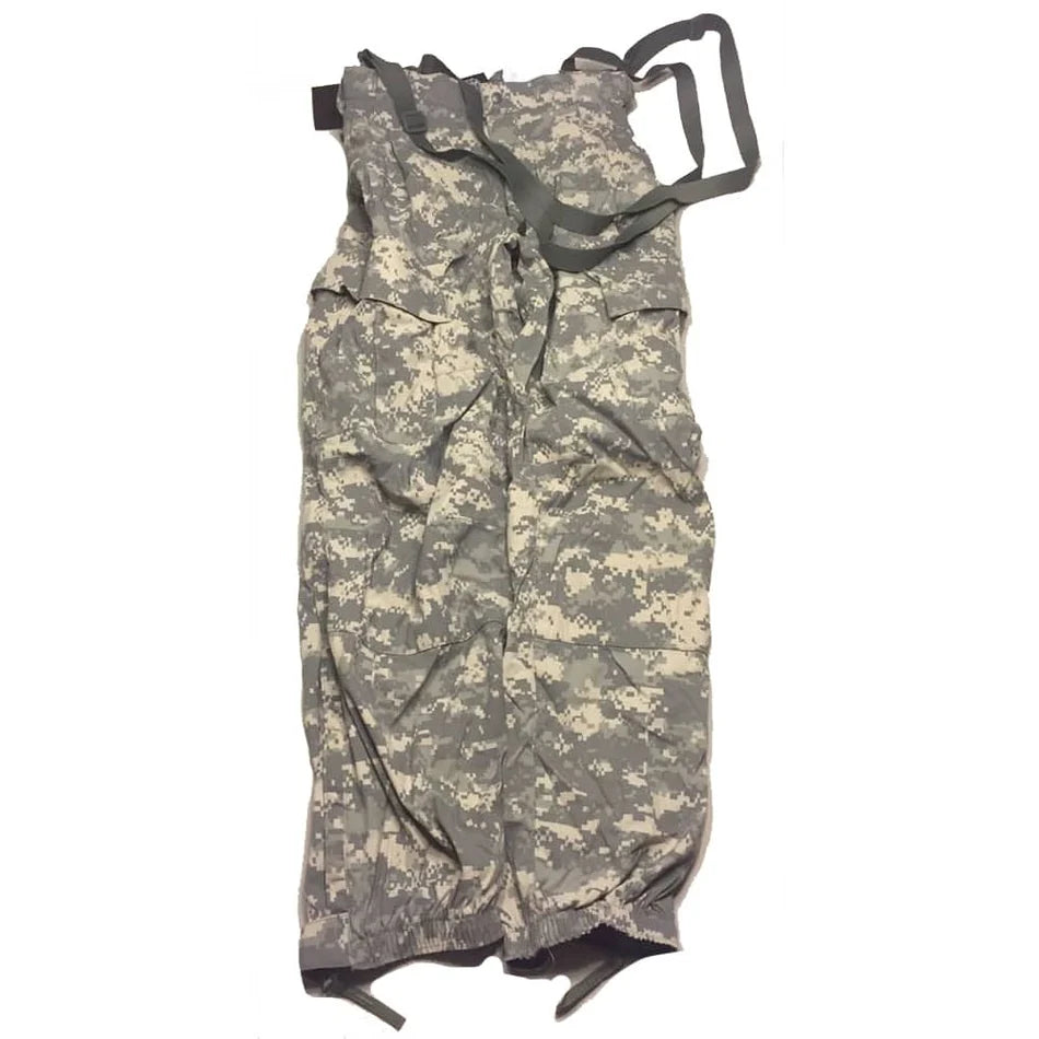 USGI Soft Shell Cold Weather Trousers with Suspenders ACU UCP Large Regular