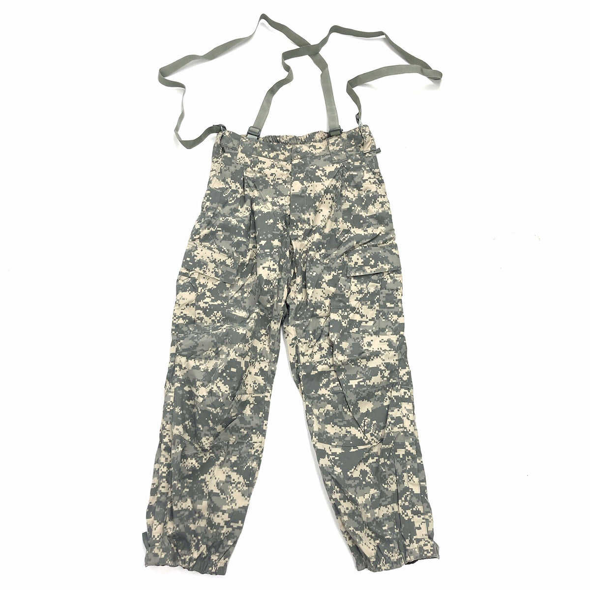 USGI Soft Shell Cold Weather Trousers with Suspenders ACU UCP Large Regular