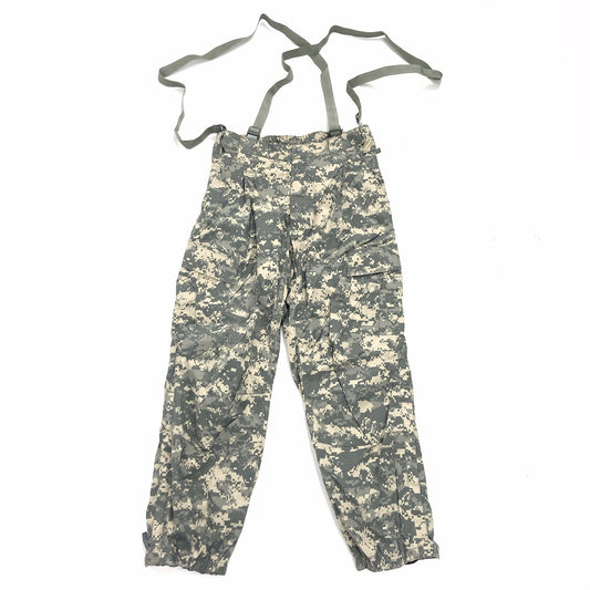 USGI Soft Shell Cold Weather Trousers with Suspenders ACU UCP Medium Regular