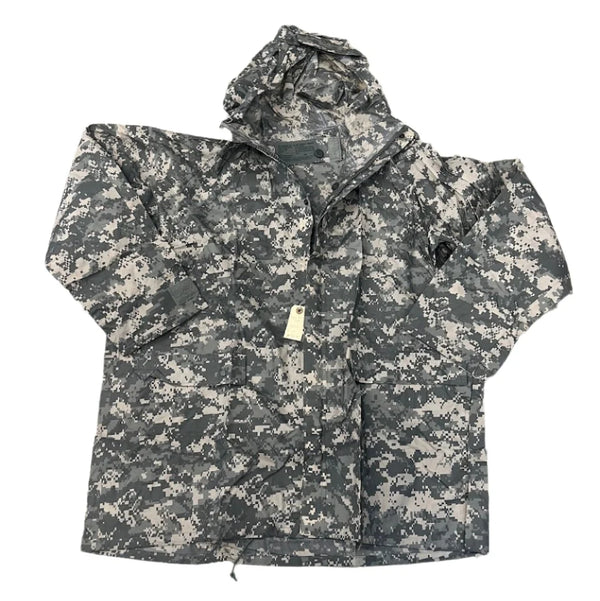 US Army ORC Industries Improved Rainsuit Parka Jacket ACU UCP Small