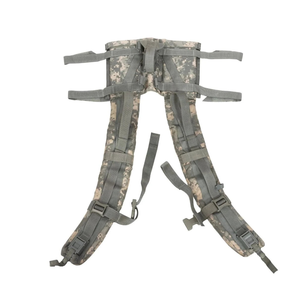 Molle II ACU Enhanced Camo Ruck Sack Shoulder Straps with Quick Release Buckles