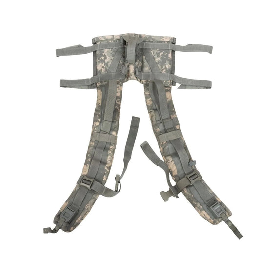 Molle II ACU Enhanced Camo Ruck Sack Shoulder Straps with Quick Release Buckles