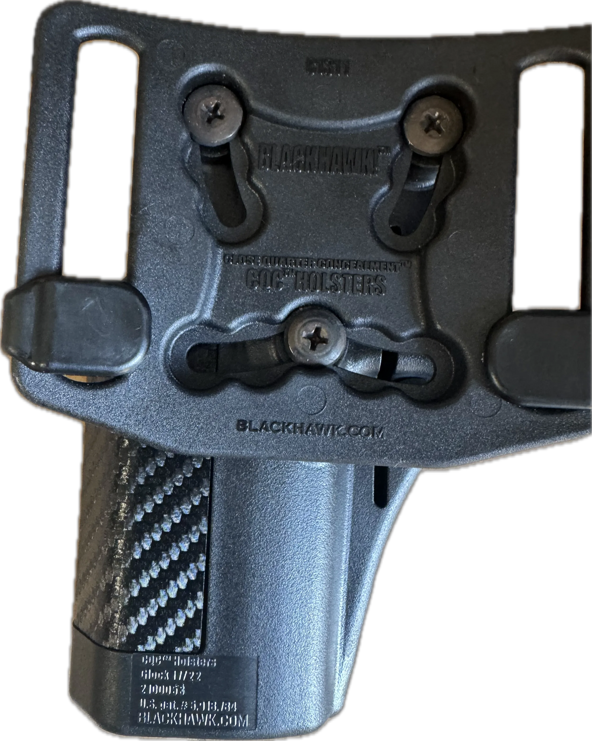 Blackhawk! CQC RH Serpa Holster Carbon Fiber For Glock 17/22 Belt Loop