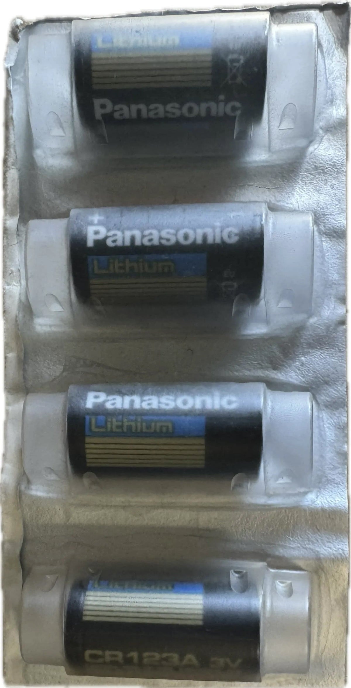 NEW Panasonic Lithium CR123A 3v Batteries Expiration 01/2029