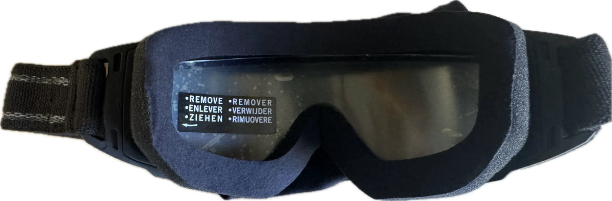 NEW USGI Revision Military SNOWHAWK Goggle System With Smoke Gray/Clear Lens Black