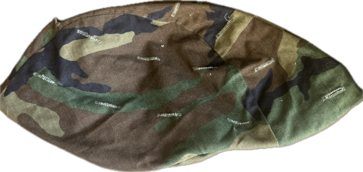 Woodland Ground Troops Parachutist Helmet Cover medium/large  NSN: 8415-01-092-7515