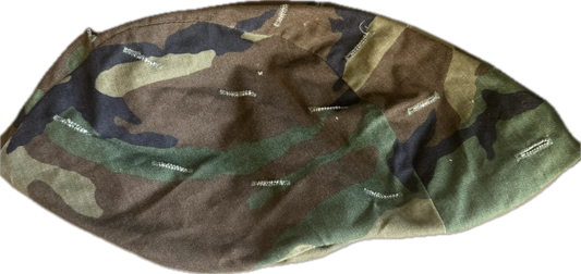 Woodland Ground Troops Parachutist Helmet Cover medium/large  NSN: 8415-01-092-7515