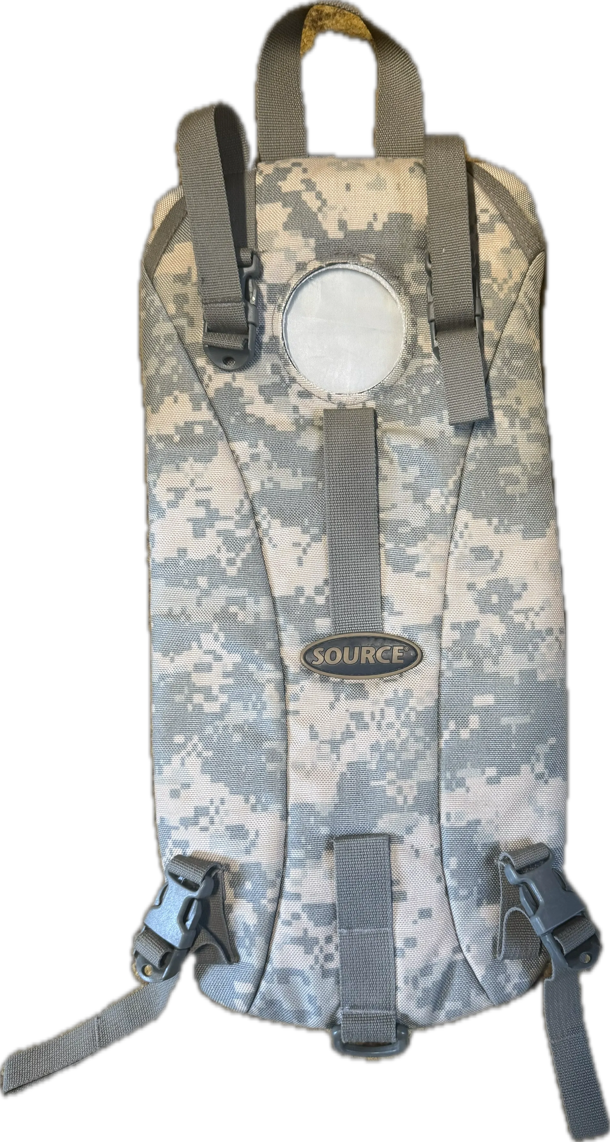 Fair Source Tactical  ACU Hydration Carrier NO Shoulder Straps With NEW Bladder