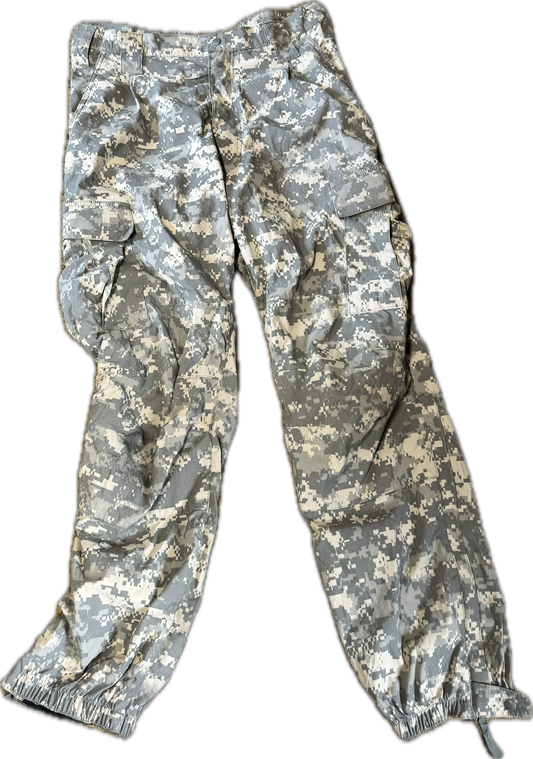 USGI Soft Shell Cold Weather Trousers with Suspenders ACU UCP Medium long