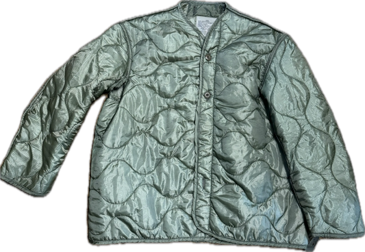 USGI Extra Large Cold Weather Coat Liner NSN: 8415-00-782-2890 Green