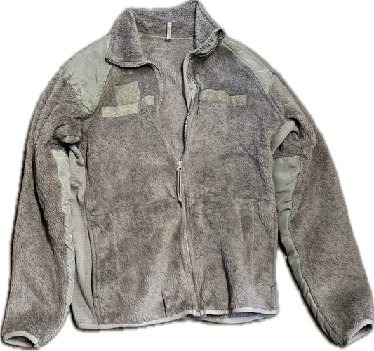 USGI Polartec Foliage Green Small Long Fleece Jacket NSN: 8415-01-530-1337