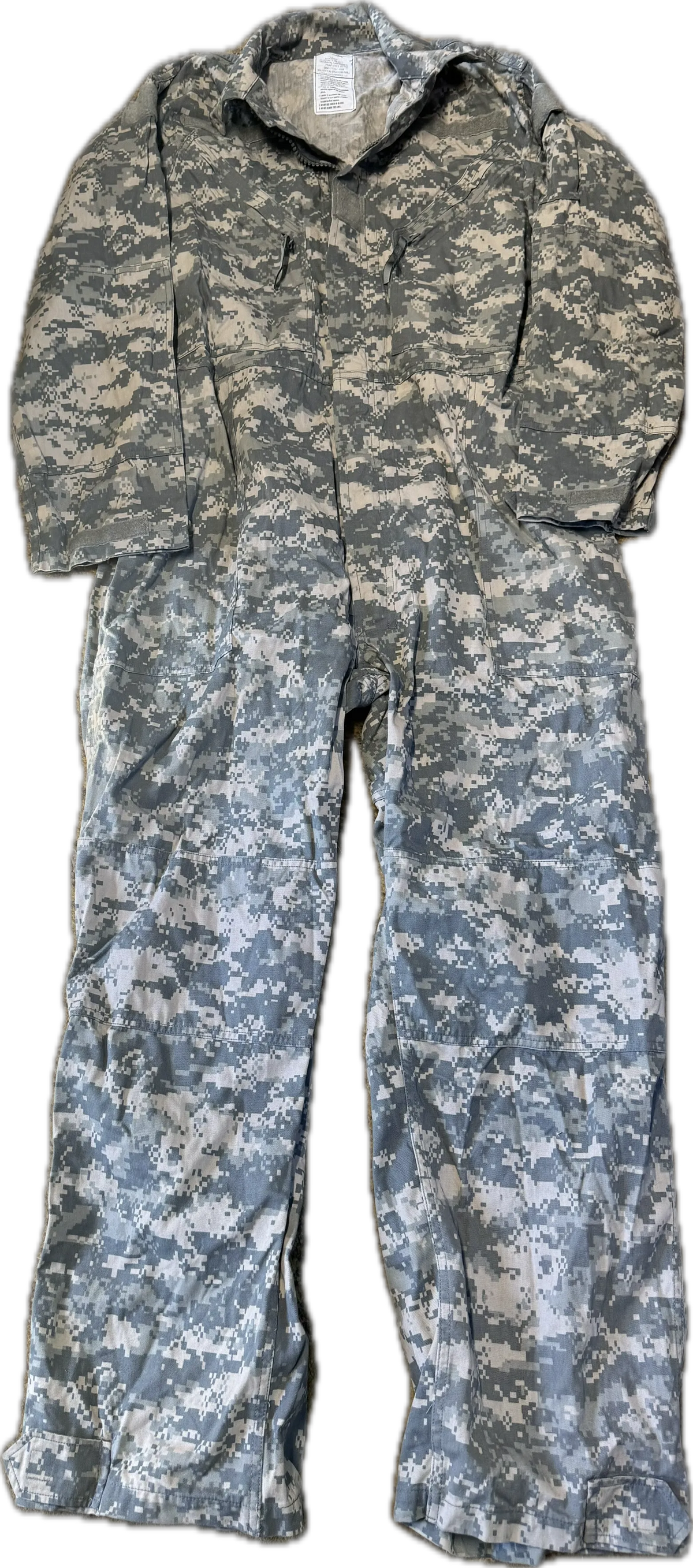 Large ACU Camo Mechanics Coveralls NSN 8415-01-534-7377