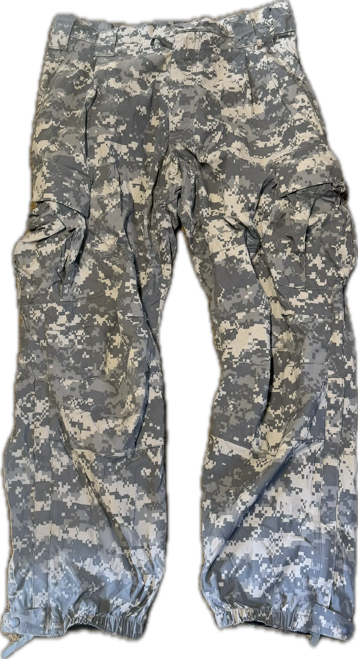 USGI Soft Shell Cold Weather Trousers Without Suspenders ACU UCP Medium Regular NSN 8415-01-538-6766