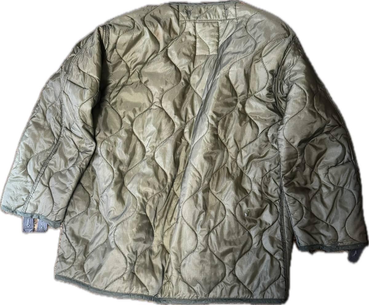 Small Extreme Cold Weather parka Liner OD Green NSN 8415-00-782-2882