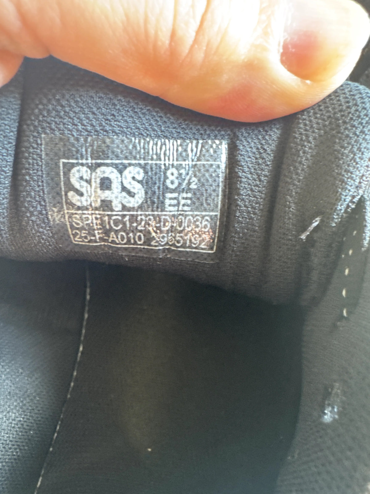 NEW SAS Mission One-M Lace Up Vibram Sneaker Shoe Black Size Men's 8.5 EE