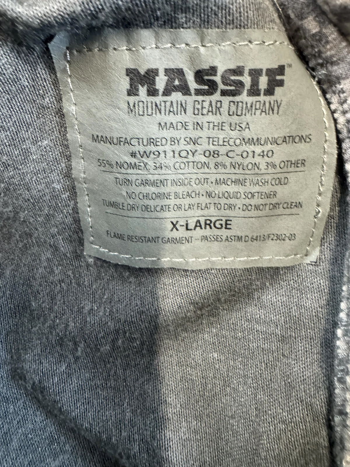 NEW Massif Mountain Gera Company FREE IWOL Elements Jacket Large Regular ACU UCP