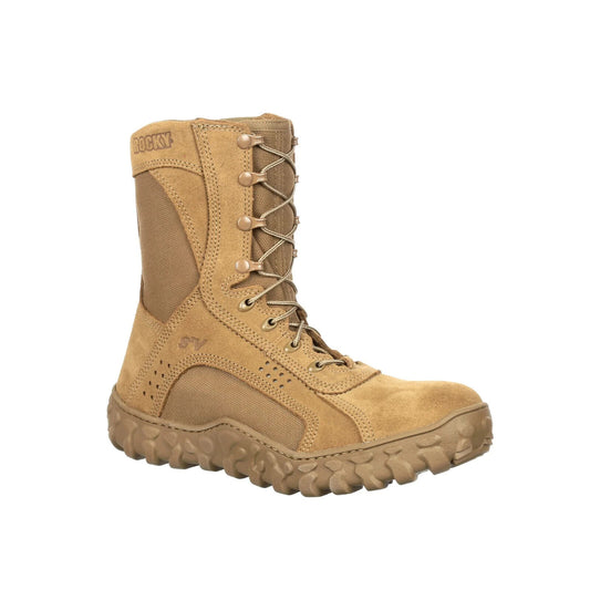 Rocky S2V Tactical Steel Toe Boots Coyote Brown Mens Sz 13, 1/2 USA Mili Grade